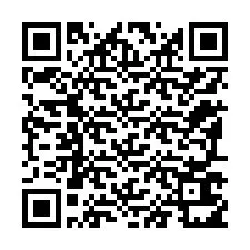 Código QR para número de teléfono +12197611329