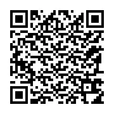 Código QR para número de telefone +12197614419