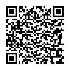 Kode QR untuk nomor Telepon +12197616452