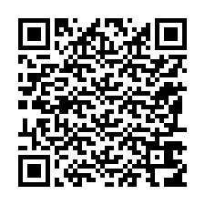 QR Code pour le numéro de téléphone +12197616896