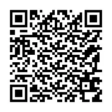 Código QR para número de teléfono +12197618521