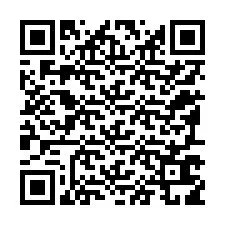 QR Code pour le numéro de téléphone +12197619118