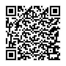 Código QR para número de teléfono +12197631334