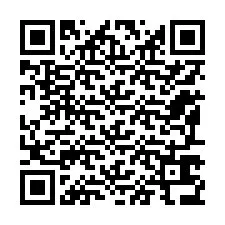 Codice QR per il numero di telefono +12197636827