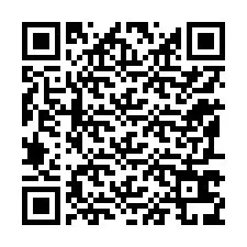 Código QR para número de telefone +12197639456