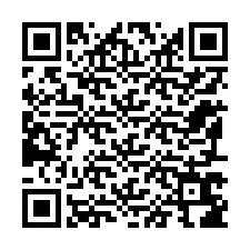 QR-koodi puhelinnumerolle +12197686487