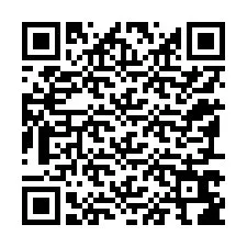 Código QR para número de teléfono +12197686488