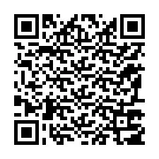 Codice QR per il numero di telefono +12197707812