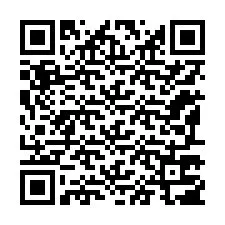 Codice QR per il numero di telefono +12197707835