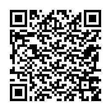 Código QR para número de teléfono +12197759997