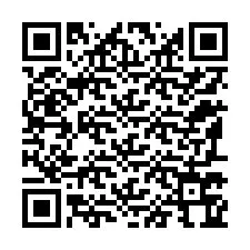 Código QR para número de teléfono +12197764454