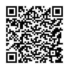 QR kód a telefonszámhoz +12197856155