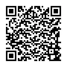 Código QR para número de telefone +12198042022