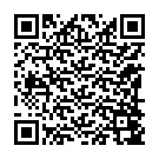 Codice QR per il numero di telefono +12198047676