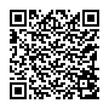 Código QR para número de teléfono +12198053784