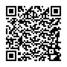 Código QR para número de teléfono +12198282056