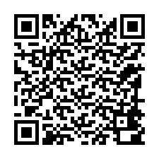 Codice QR per il numero di telefono +12198400859