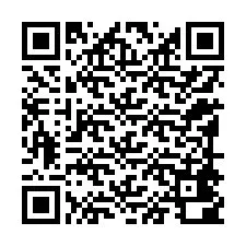 QR Code สำหรับหมายเลขโทรศัพท์ +12198400868