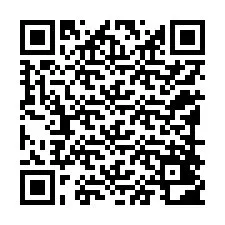 Codice QR per il numero di telefono +12198402698