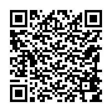 QR-код для номера телефона +12198404987