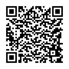 Codice QR per il numero di telefono +12198405578