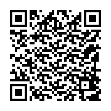 Código QR para número de teléfono +12198407645