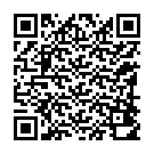 Kode QR untuk nomor Telepon +12198410258