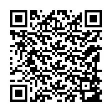 Codice QR per il numero di telefono +12198583471