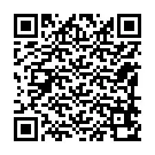 QR Code สำหรับหมายเลขโทรศัพท์ +12198670427