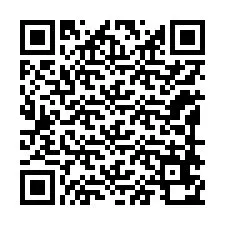 Código QR para número de teléfono +12198670435