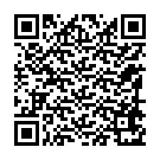 Codice QR per il numero di telefono +12198671943