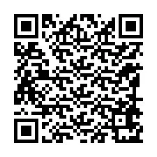 Código QR para número de teléfono +12198671982