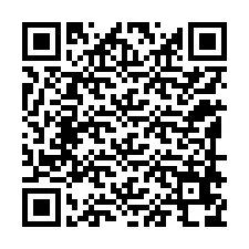 Kode QR untuk nomor Telepon +12198678464