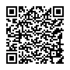 Codice QR per il numero di telefono +12199814284