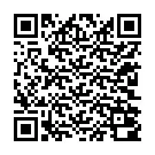 Código QR para número de teléfono +12202000434