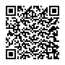 QR-koodi puhelinnumerolle +12242069208