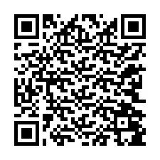 Código QR para número de teléfono +12242085738