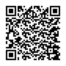 QR Code สำหรับหมายเลขโทรศัพท์ +12242087898