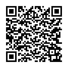 QR-код для номера телефона +12242163634