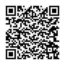QR-kood telefoninumbri jaoks +12242169702
