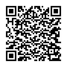 Código QR para número de teléfono +12242173323