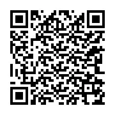 QR-koodi puhelinnumerolle +12242174104