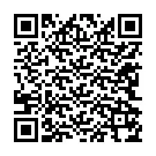 QR-koodi puhelinnumerolle +12242174226