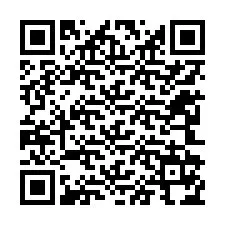 QR-koodi puhelinnumerolle +12242174403