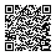 Código QR para número de teléfono +12243033387