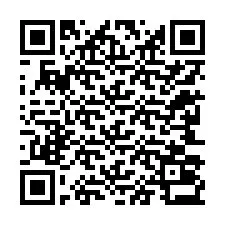 QR-code voor telefoonnummer +12243033388