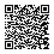 QR-code voor telefoonnummer +12243074068