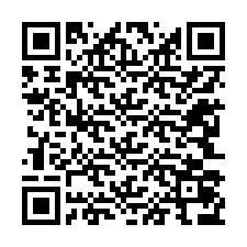 QR-koodi puhelinnumerolle +12243076323