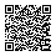 QR-koodi puhelinnumerolle +12243333834