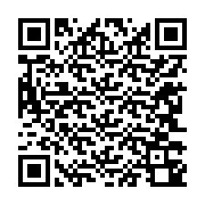 QR-koodi puhelinnumerolle +12243340372